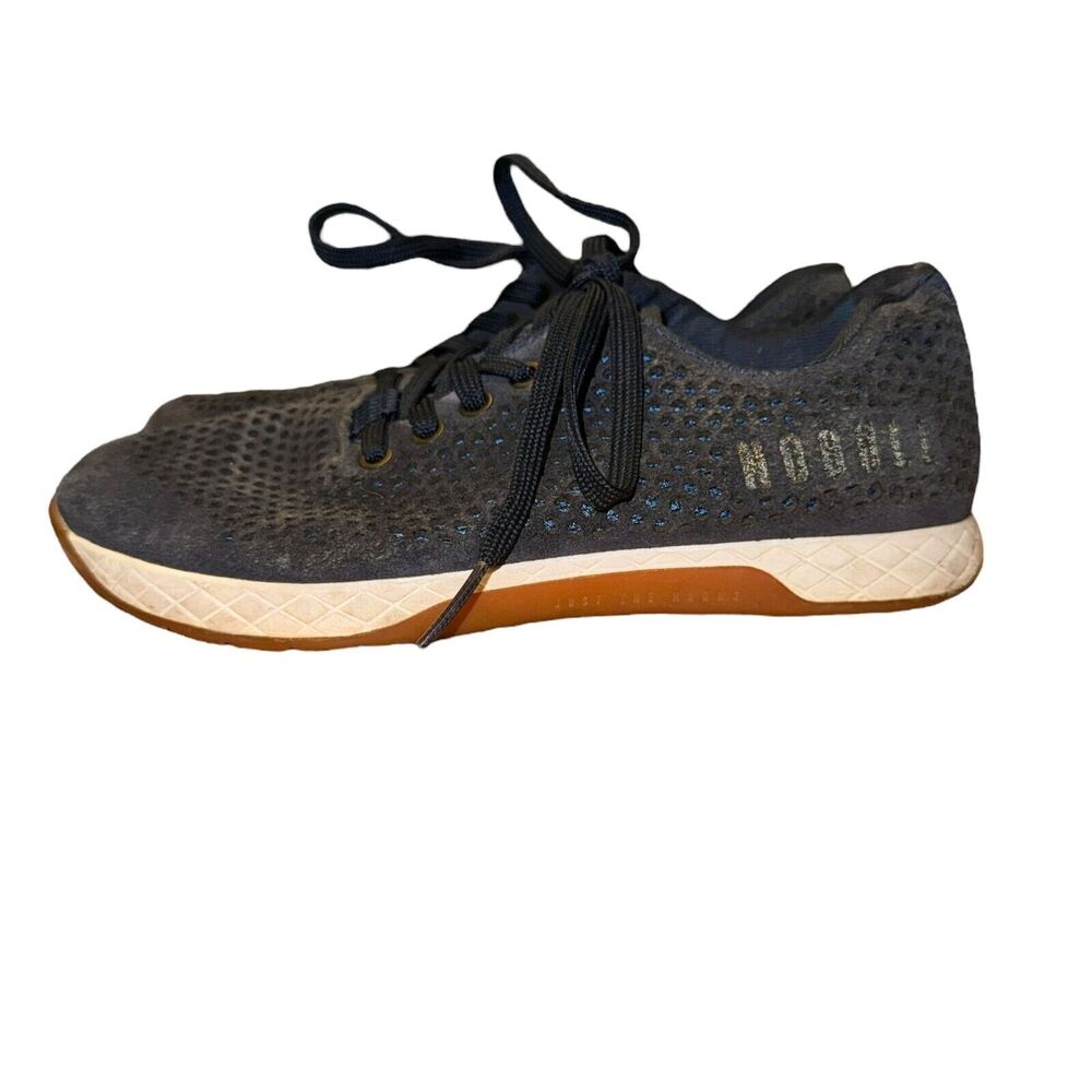 Nobull Gum Trainer Sneaker Women's Size 8 Navy Blue Suede Crossfit Shoes